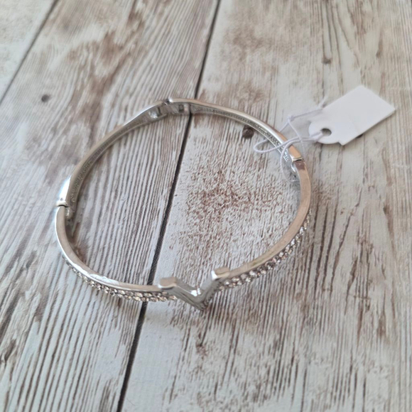 Women's Bangle Bracelet Silver - Picture 1 of 5